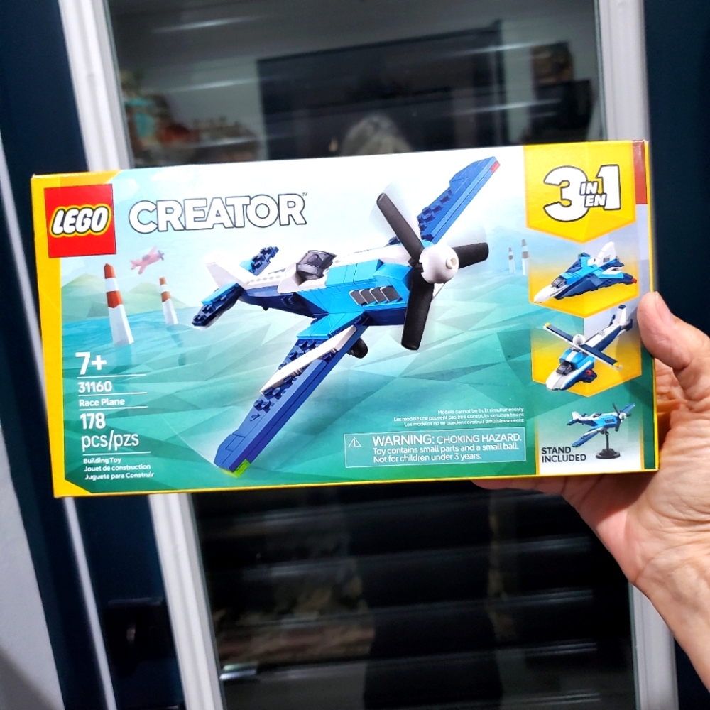 NIB LEGO #31160 Creator 3 in 1 Aircraft Race Plane Toy 178 Pieces
